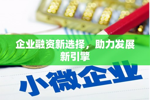 濠江企业融资新选择，助力发展新引擎