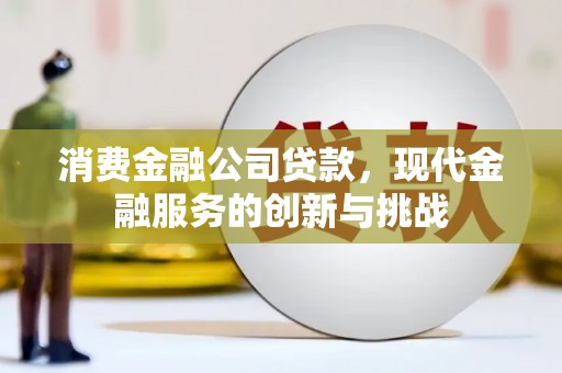 濠江消费金融公司贷款，现代金融服务的创新与挑战
