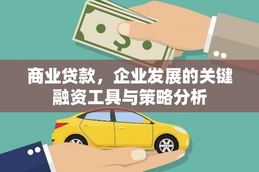 濠江商业贷款，企业发展的关键融资工具与策略分析