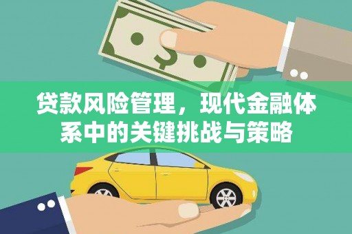 濠江贷款风险管理，现代金融体系中的关键挑战与策略