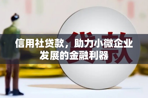 濠江信用社贷款，助力小微企业发展的金融利器