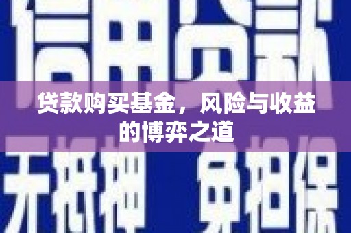 濠江贷款购买基金，风险与收益的博弈之道