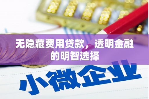 濠江无隐藏费用贷款，透明金融的明智选择