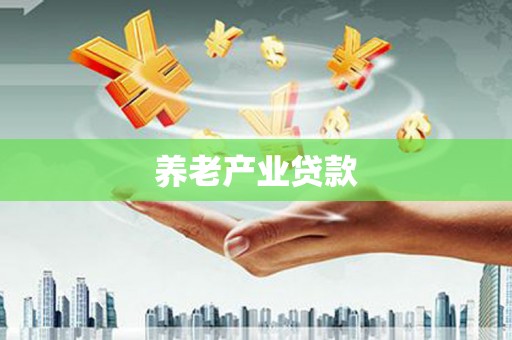 濠江养老产业贷款