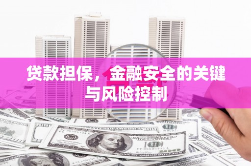 濠江贷款担保，金融安全的关键与风险控制